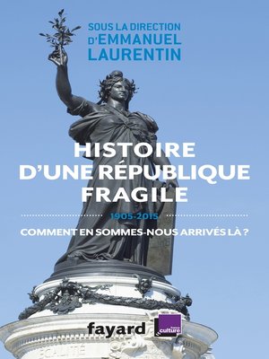 cover image of Histoire d'une République fragile (1905-2015)